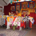 Проведение молебна о долголетии Его Святейшества Далай Ламы XIV